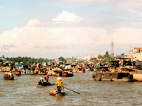 Marche flottant, Mekong, Cantho, Cairang
